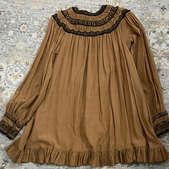 Free People Erin Embroidered Mini Dress - Picture 9 of 10